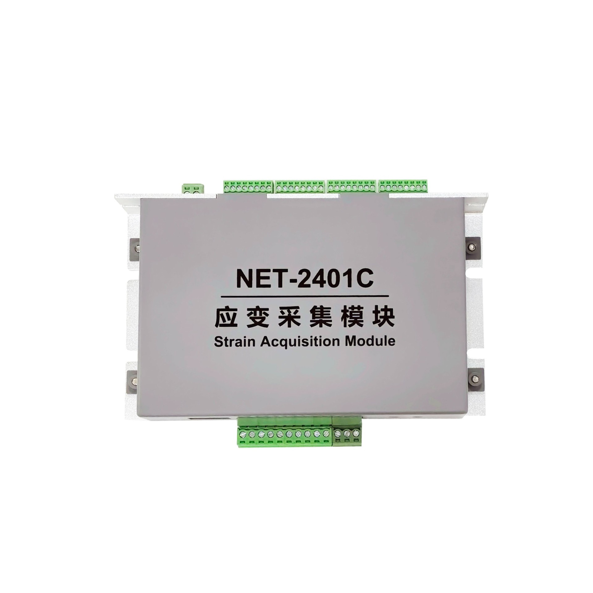 NET-2401C，4路24位4.8Ksps ADC，支持全桥、半桥、1/4桥，4路16位DA，4路DO。