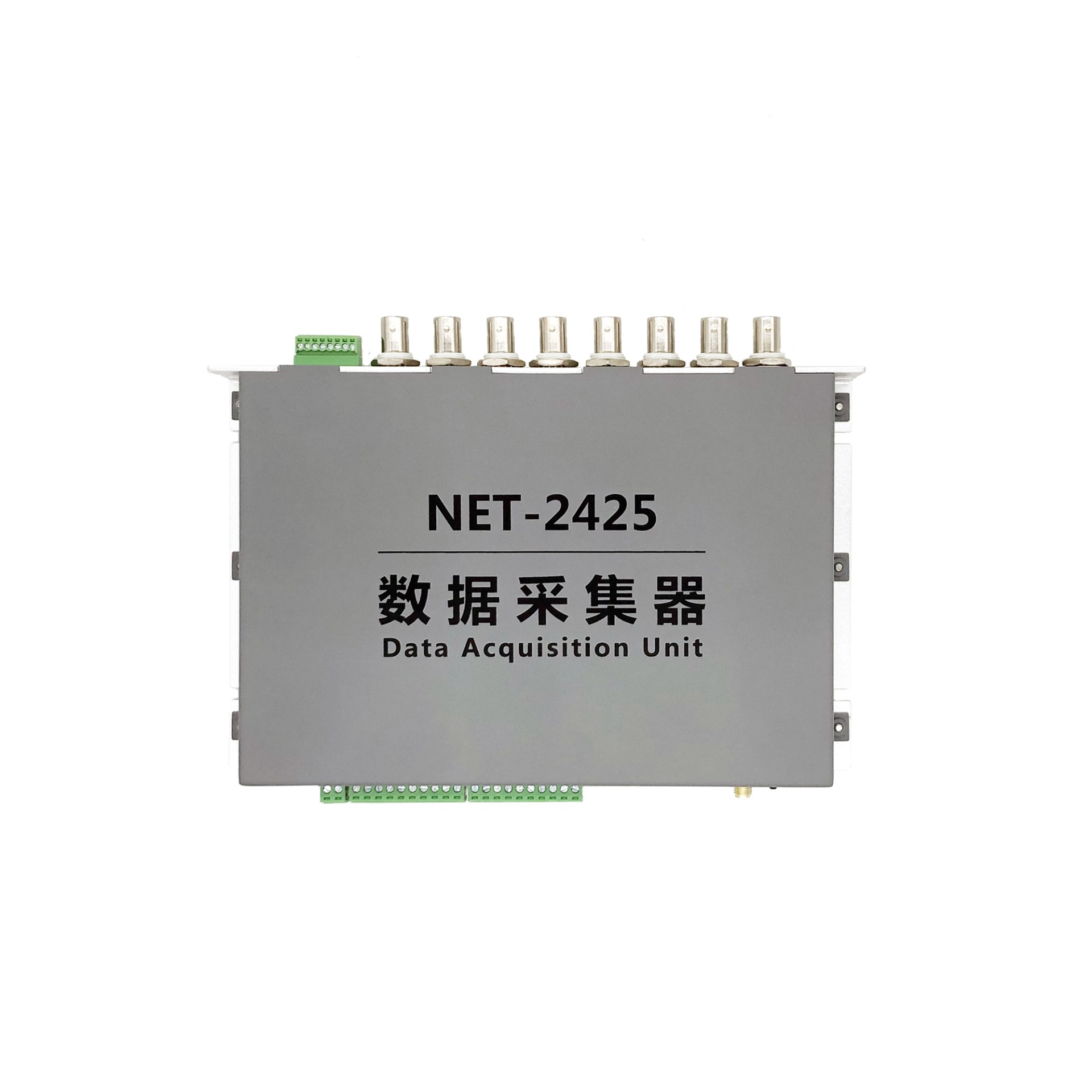 NET-2425，4通道同步、24位1.496MHz AD，程控增益（±1V、±2V、±5V、±10V）。