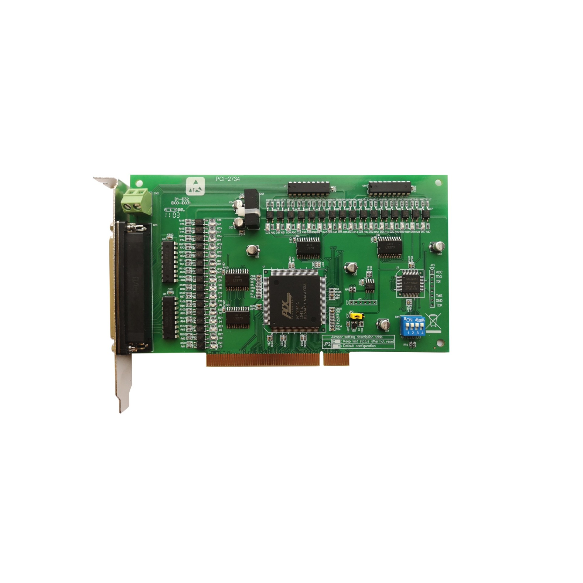 PCI-2734， 32路隔离数字输出卡
