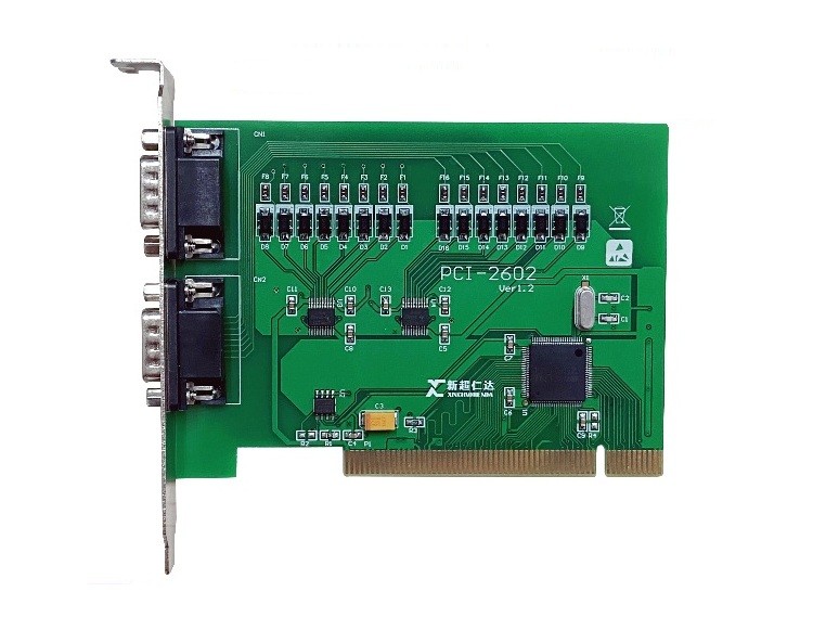 PCI-2602， 2端口RS-232通讯卡